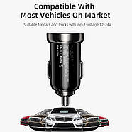 Автомобільний зарядний пристрій Essager Sunset Type-C to Lightning 20W USB Charging Cable black (ECC2Q-WL0A), фото 8