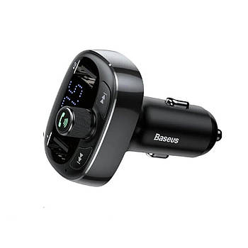 FM-модулятор Baseus T Shaped S-09 Car Bluetooth MP3 Player Black