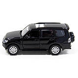 Модель авто 1/33 автомобіль Mitsubishi Pajero 4WD Turbo, чорний, білий. Якість!, фото 7