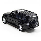 Модель авто 1/33 автомобіль Mitsubishi Pajero 4WD Turbo, чорний, білий. Якість!, фото 8