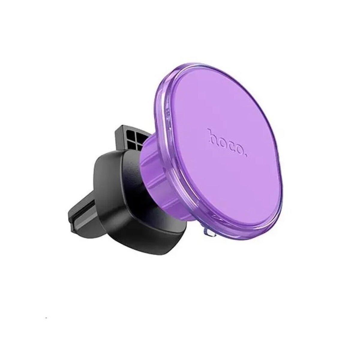Тримач для мобільного HOCO H1 Crystal magnetic car holder(air outlet) Romantic Purple, фото 1