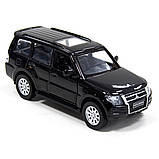 Модель авто 1/33 автомобіль Mitsubishi Pajero 4WD Turbo, чорний, білий. Якість!, фото 10