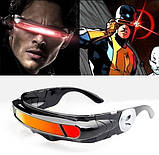 Окуляри Циклопа з Люди Ікс. X men cyclops sunglasses з червоним відтінком, фото 2