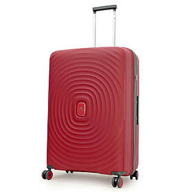 Валіза велика L поліпропілен червона 76х52х30/103л/3.2кг/Snowbal 05203