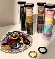 Набір резинок для волосся в прозорій колбі , 20шт