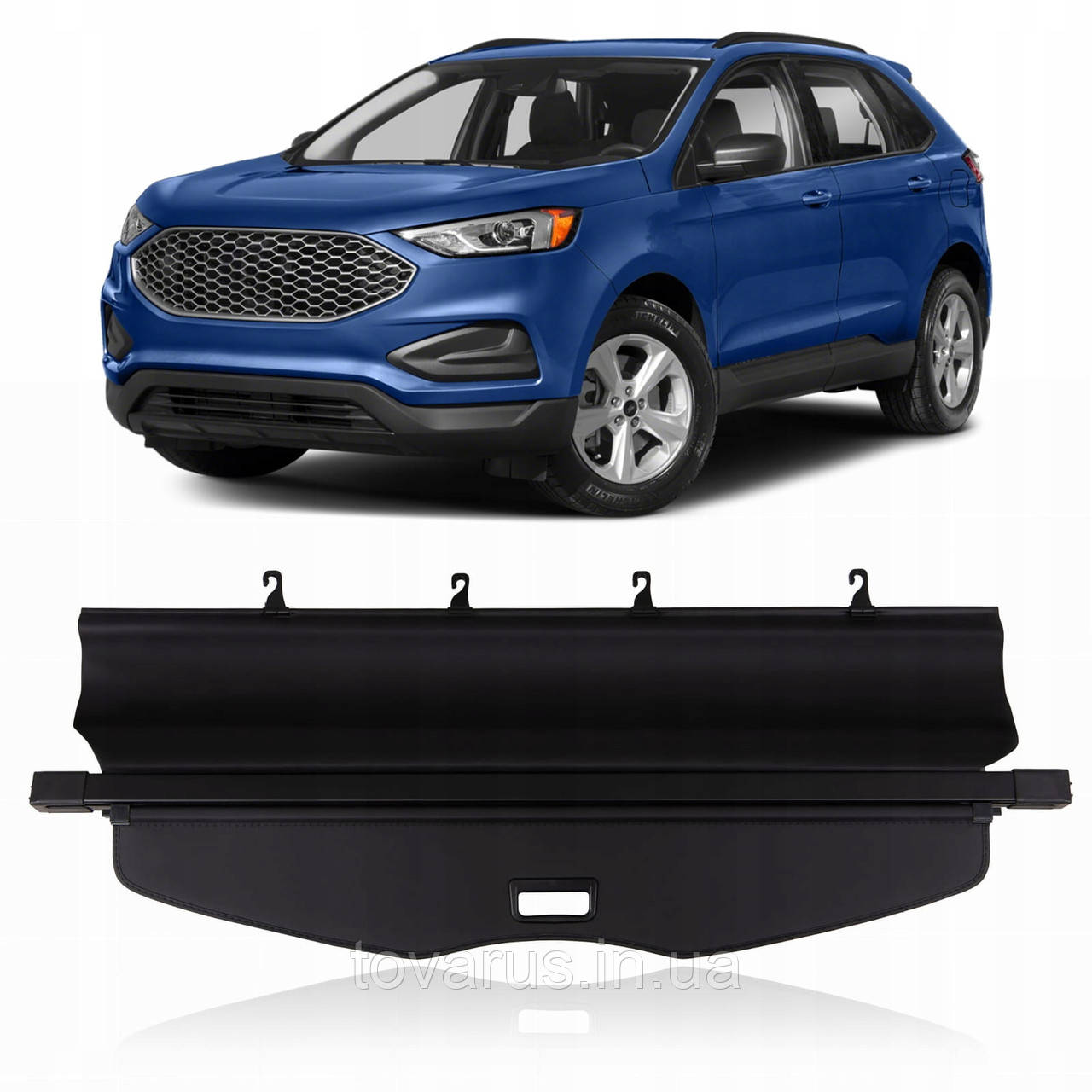 Шторка полка ролета в багажник для Ford Edge 2014-2024 2 покоління, фото 1