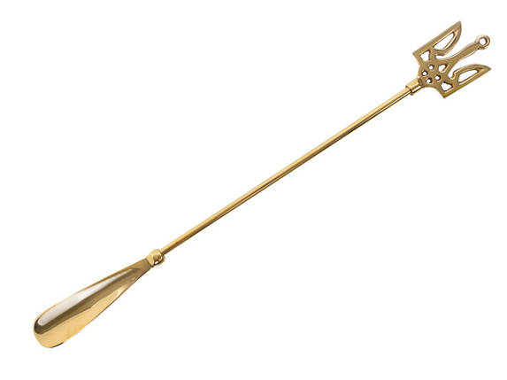 Ложка для взуття Герб України 50 см 874-036 Латунь VE, фото 1