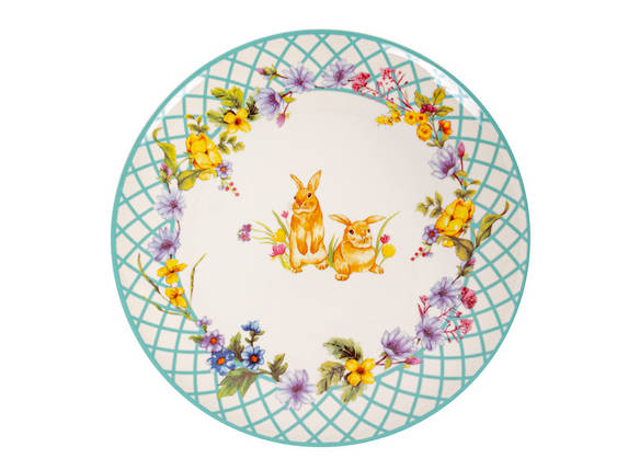 Набір фарфорових тарілок з 2-х штук Funny Bunny 21 см 1985-180 VE, фото 2