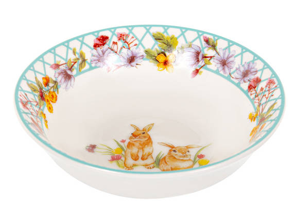 Набір фарфорових салатників з 2-х штук Funny Bunny 16х5,5 см 1985-178 VE, фото 2