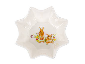 Набір фарфорових салатників з 2-х штук Funny Bunny 16х6 см 1985-179 VE, фото 4