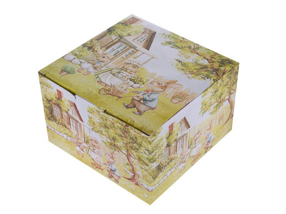 Набір подарунковий порцелянових салатників з 2-х штук Кроляча родина 15 см 1924-844 VE, фото 2