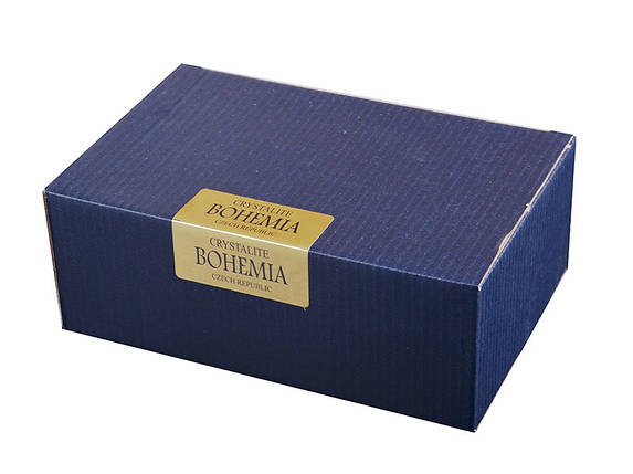 Набір скляних склянок для віскі Bohemia Льодовик 6 штук 300 мл 1024-002 Чехія VE, фото 2