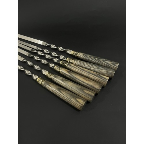 Набір шампурів у сагайдаку Люкс Ясень Nb Art 6 предметів 47330142 VE