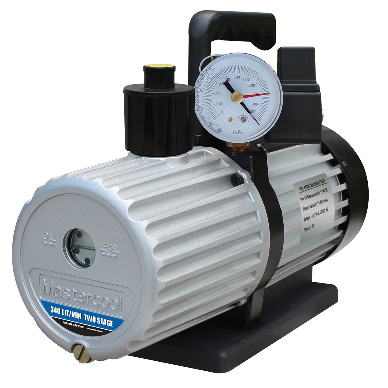 Вакуумний насос Mastercool 90612-2V-220SVB (2ступ. 283 л/хв)