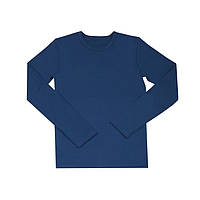 Підлітковий лонгслів універсальний GABBI LS-24-3 Темно-синій на р.146 (14248)