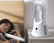 Настільний безлопатевий міні вентилятор на акумуляторі AND LY-623 Міні кондиціонер 6 швидкостей, фото 4