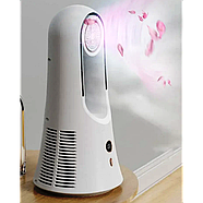Настільний безлопатевий міні вентилятор на акумуляторі AND LY-623 Міні кондиціонер 6 швидкостей, фото 5