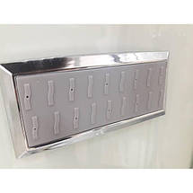 Душовий бокс VERONIS BV 5 100 XL 100х100х215 см на глибокому піддоні сатин матове скло розсувні двері, фото 4