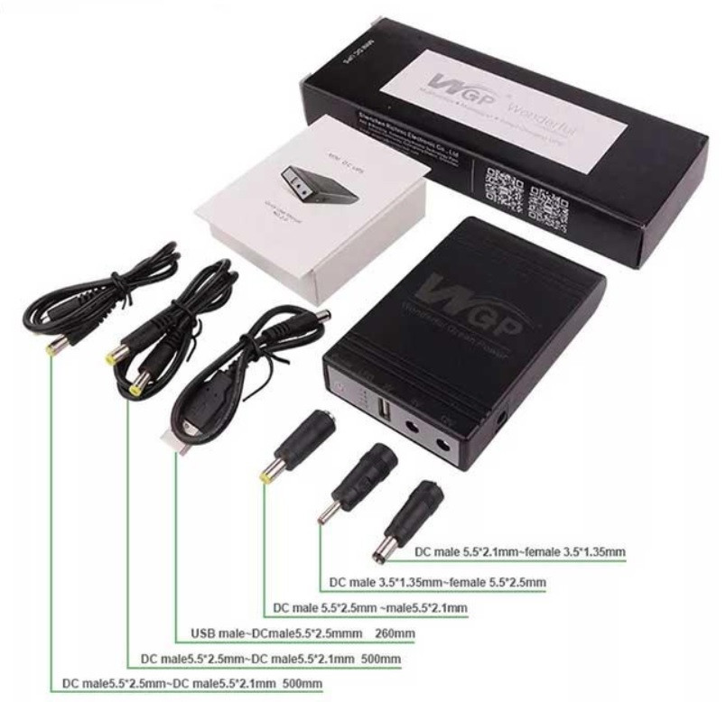 Mini UPS WGP power bank для роутера 8800mAh