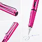 Ручка чорнильна Lamy Safari EF pink синє чорнило (4000103), фото 4