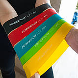 Набір резинок для фітнесу PowerPlay PP-4113, латексні, 5 шт., опір 1–20 кг – для фітнесу та реабілітації, фото 9