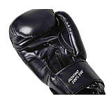 Боксерські рукавиці PowerPlay 3004 Чорні 10 унцій (283г.) для спортсменів від 8 років до 60 кг., фото 4