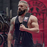 Пояс для пауерліфтингу RDX 4 Pro, шкіряний, чорний, розмір L (талія 91-101 см), фото 6