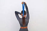 Резинка для фітнесу PowerPlay PP-4114, латексна, Синя, опір 7,5 кг – для фітнесу та реабілітації, фото 10