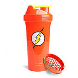 Шейкер спортивний SmartShake Lite DC Flash, 800 мл, пластик (PC5), із сіточкою, помаранчевий, BPA-free, фото 4