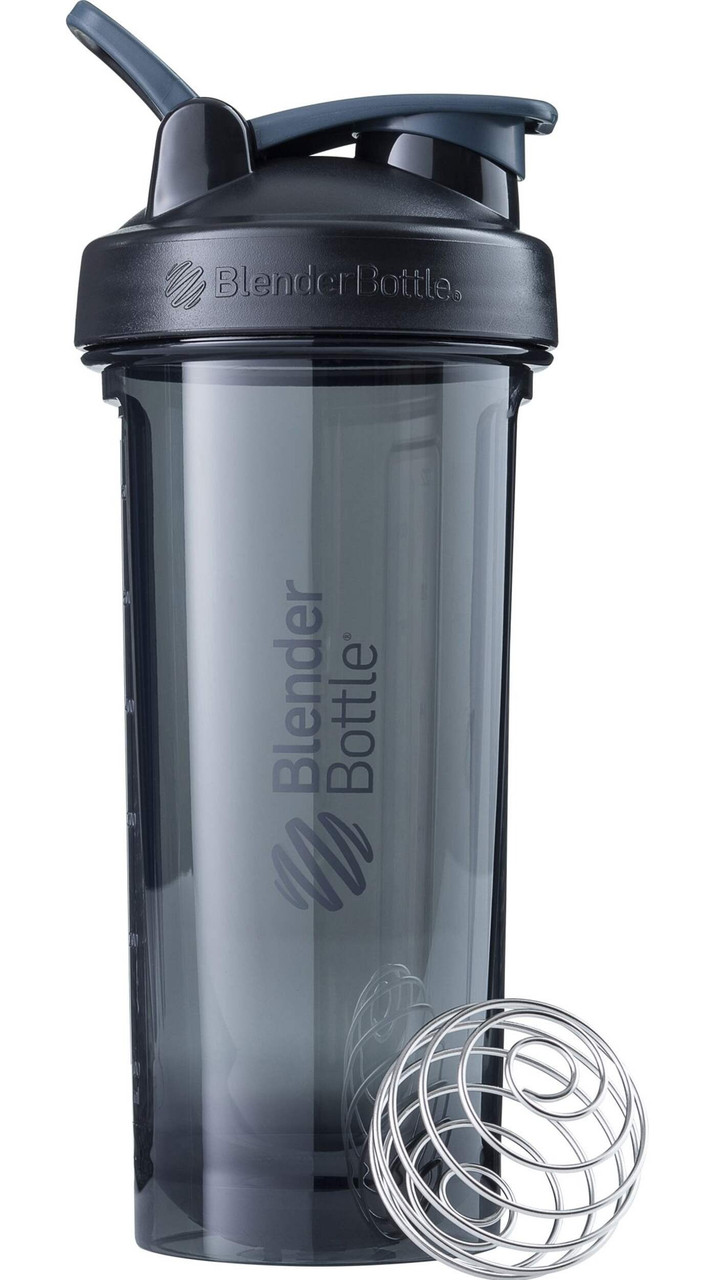 Шейкер спортивний BlenderBottle Pro32, 940 мл, тритан, з вінчиком, чорний, BPA-free, герметичний