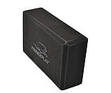 Набір блоків для йоги PowerPlay PP_4006, Чорні, EVA піна, 23×15×7,6 см, 100 г (2 шт.), фото 7