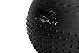 М'яч для фітнесу (фітбол) PowerPlay PP_4003, Ø75 см, сірий - для зросту 180-195 см, навантаження до 150 кг., фото 6