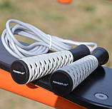 Скакалка швидкісна PowerPlay PP_4206, Чорна, 2,75 м, на підшипниках, фото 8