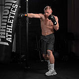 Боксерські рукавиці Phantom Germany Чорні 10 унцій (283г) для спортсменів від 8 років до 60кг + капа, фото 9