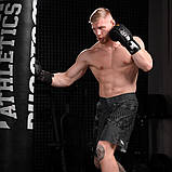 Боксерські рукавиці Phantom Germany Чорні 10 унцій (283г) для спортсменів від 8 років до 60кг + капа, фото 8