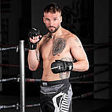 Рукавички для  ММА Phantom APEX Sparring Чорні з капою - Розмір S/M (Обхват руки 16-21 см), фото 8