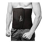 Пояс для схуднення PowerPlay PP-4301, неопреновий, розмір 100×30 см, з кишенею для телефону, талія до 95 см, фото 3