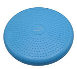 Балансувальна масажна подушка PowerPlay PP-4009, Синя, Ø33 см – сенсомоторна, для реабілітації та тренувань, фото 4