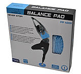 Балансувальна масажна подушка PowerPlay PP-4009, Синя, Ø33 см – сенсомоторна, для реабілітації та тренувань, фото 10