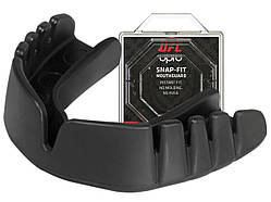 Капа для боксу OPRO Snap-Fit UFC - доросла (вік 11+) Чорна, легка та зручна