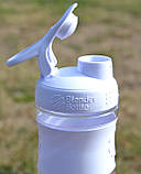 Шейкер спортивний BlenderBottle SportMixer, 820 мл, тритан, з вінчиком, білий, BPA-free, герметичний, фото 7