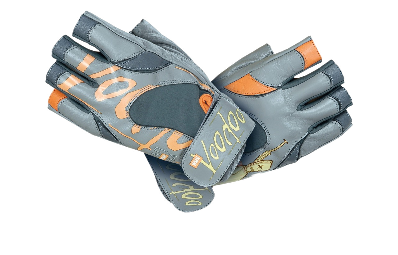 Рукавички для фітнесу MadMax MFG-921, жіночі, S (обхват 16-17 см) натуральна шкіра, Сірі - комфорт і захист для тренувань