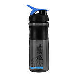 Шейкер спортивний BlenderBottle SportMixer, 820 мл, тритан, з вінчиком, чорний, BPA-free, герметичний, фото 5