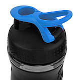 Шейкер спортивний BlenderBottle SportMixer, 820 мл, тритан, з вінчиком, чорний, BPA-free, герметичний, фото 7