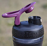 Шейкер спортивний BlenderBottle SportMixer, 590 мл, тритан, з вінчиком, чорний, BPA-free, герметичний, фото 6
