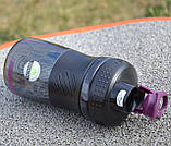 Шейкер спортивний BlenderBottle SportMixer, 590 мл, тритан, з вінчиком, чорний, BPA-free, герметичний, фото 9