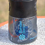 Шейкер спортивний BlenderBottle SportMixer, 590 мл, тритан, з вінчиком, чорний, BPA-free, герметичний, фото 7