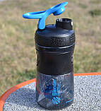 Шейкер спортивний BlenderBottle SportMixer, 590 мл, тритан, з вінчиком, чорний, BPA-free, герметичний, фото 8