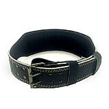 Пояс для важкої атлетики MadMax MFB-244, шкіряний, чорний, розмір M (талія 72-90 см), фото 7