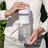 Шейкер спортивний BlenderBottle Twist, 820 мл, тритан, з вінчиком, білий, BPA-free, герметичний, фото 7